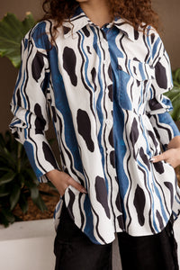 Munga-thirri Rain Oversized Shirt