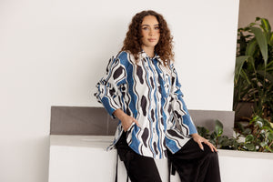 Munga-thirri Rain Oversized Shirt