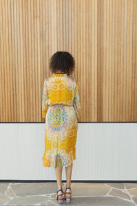 Arlinda Long Sleeve Dress in Playground print