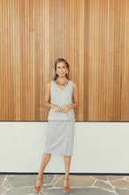 Load image into Gallery viewer, Kutha Grey Straight Skirt
