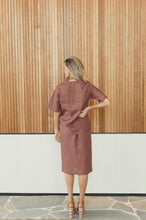 Load image into Gallery viewer, Waddi Short Sleeve Top in Ochre
