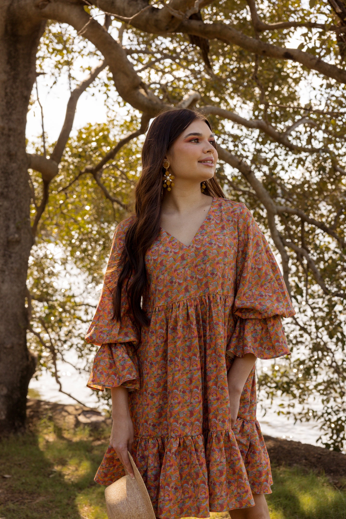 SANDHILLS & WAVES PRAIRIE DRESS | Jardine